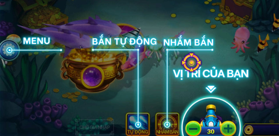 Hướng dẫn chơi Bắn Cá Thần Tại tại 68 Game Bài